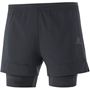 Picture of SALOMON - CROSS 2IN1 SHORTS M BLK